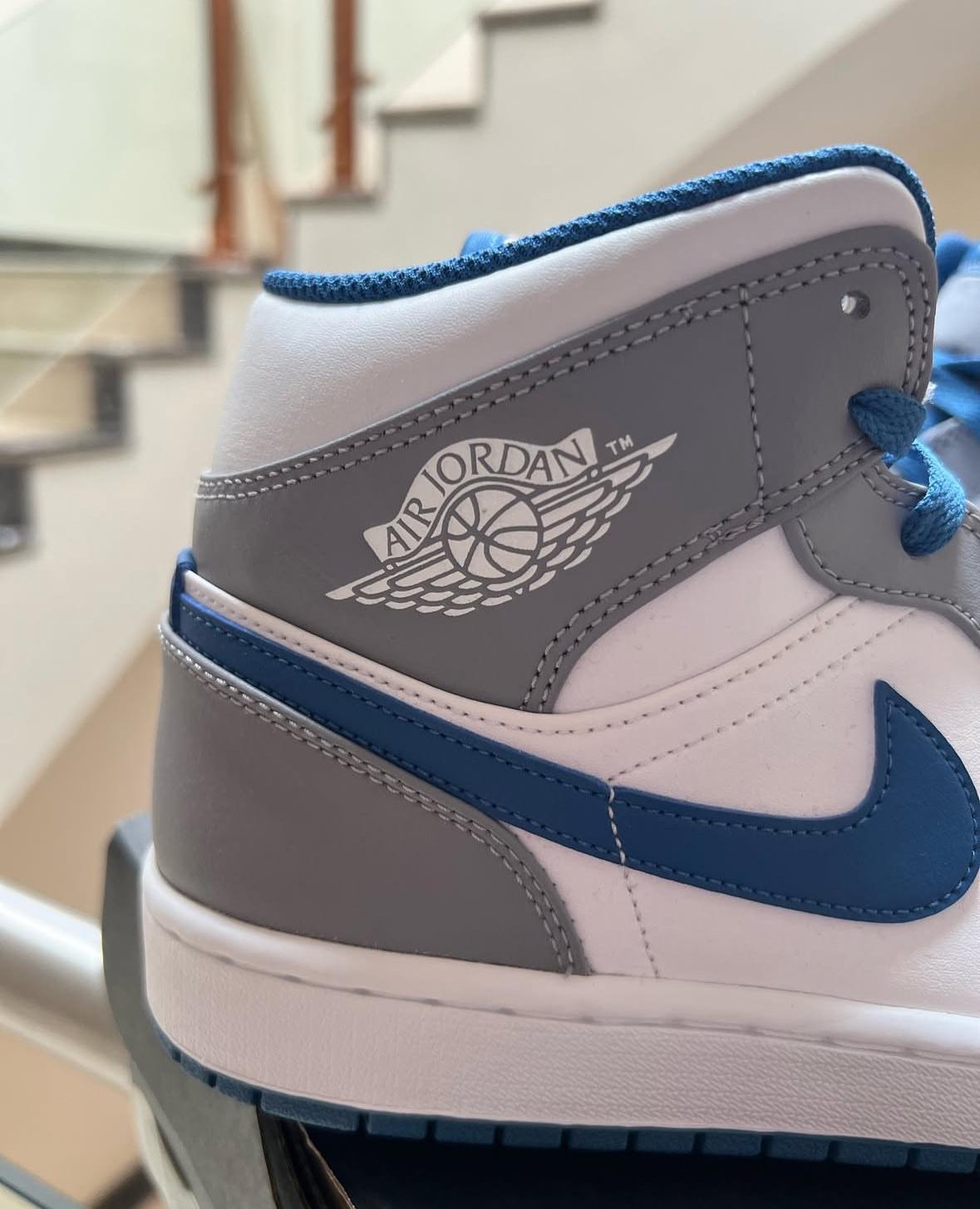 Tenis Sneakers NIKE AIR JORDAN 1 MID TRUE BLUE Original 2K26 Foto 7293524-5.jpg