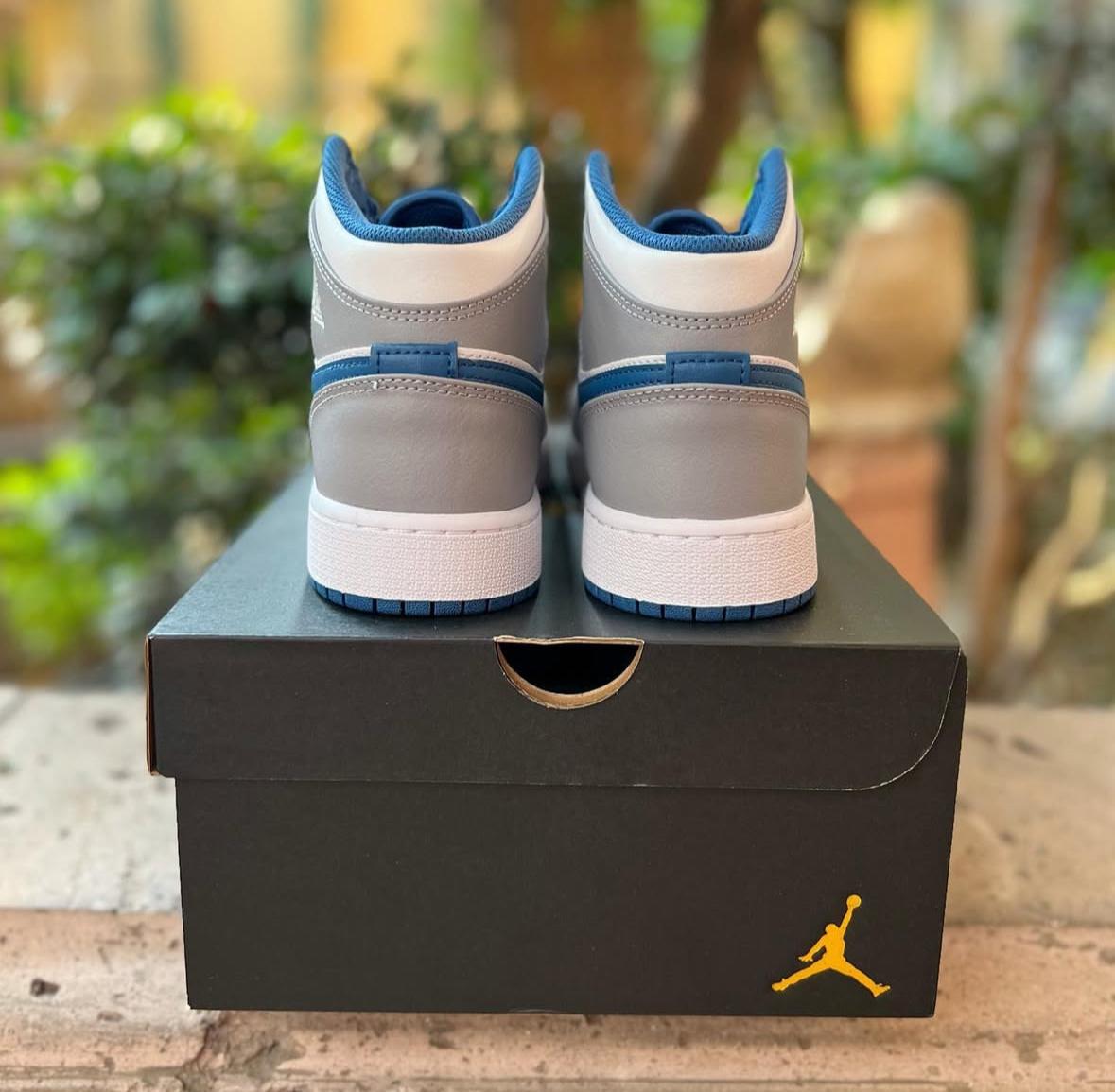 Tenis Sneakers NIKE AIR JORDAN 1 MID TRUE BLUE Original Originales Foto 7293526-7.jpg