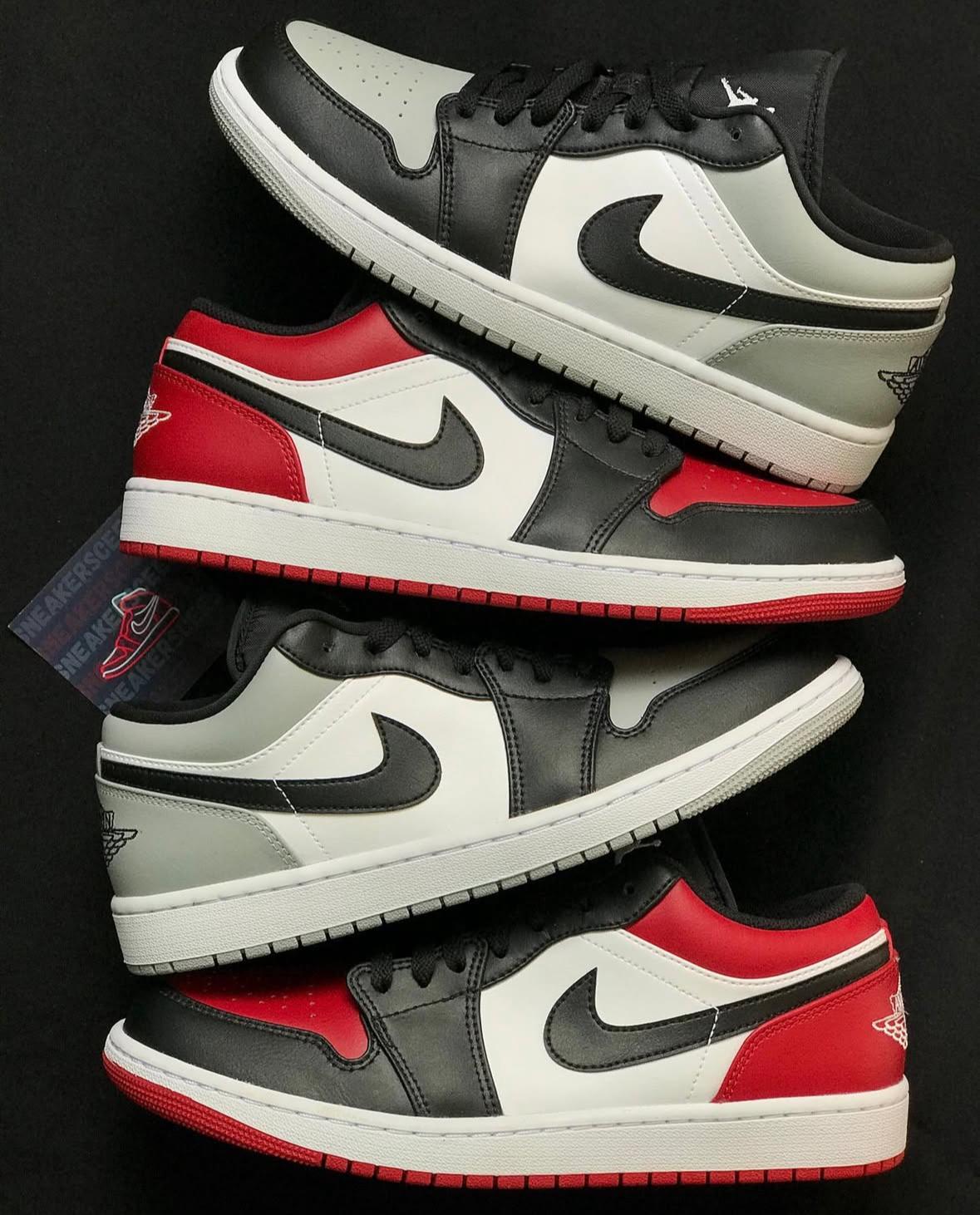 Tenis Sneakers Nike Air Jordan 1 Low Shadow Toe GREY AND BLACK Origina Foto 7293532-6.jpg