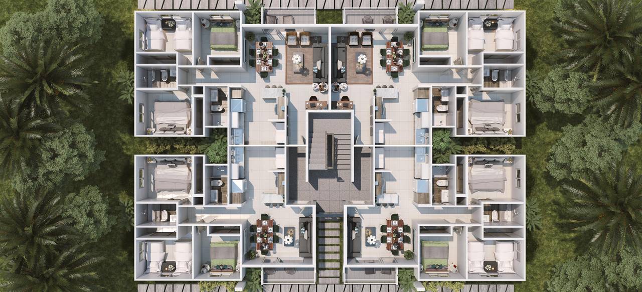 Proyecto residencial con piscina y gimnasio en Santo Domingo Norte Foto 7293717-15.jpg