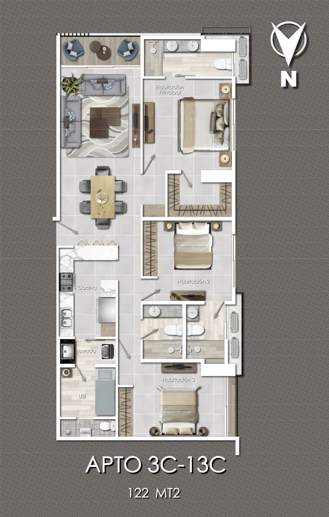 Apartamento en venta Arroyo Hondo Viejo Santo Domingo Foto 7294058-3.jpg
