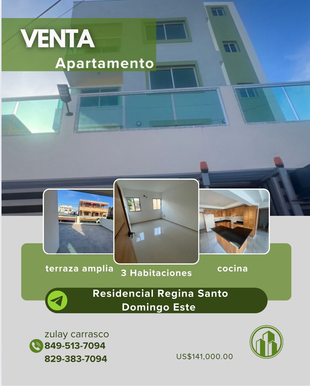 Apartamento en Venta – Residencial Regina Santo Domingo Este  Foto 7294303-2.jpg