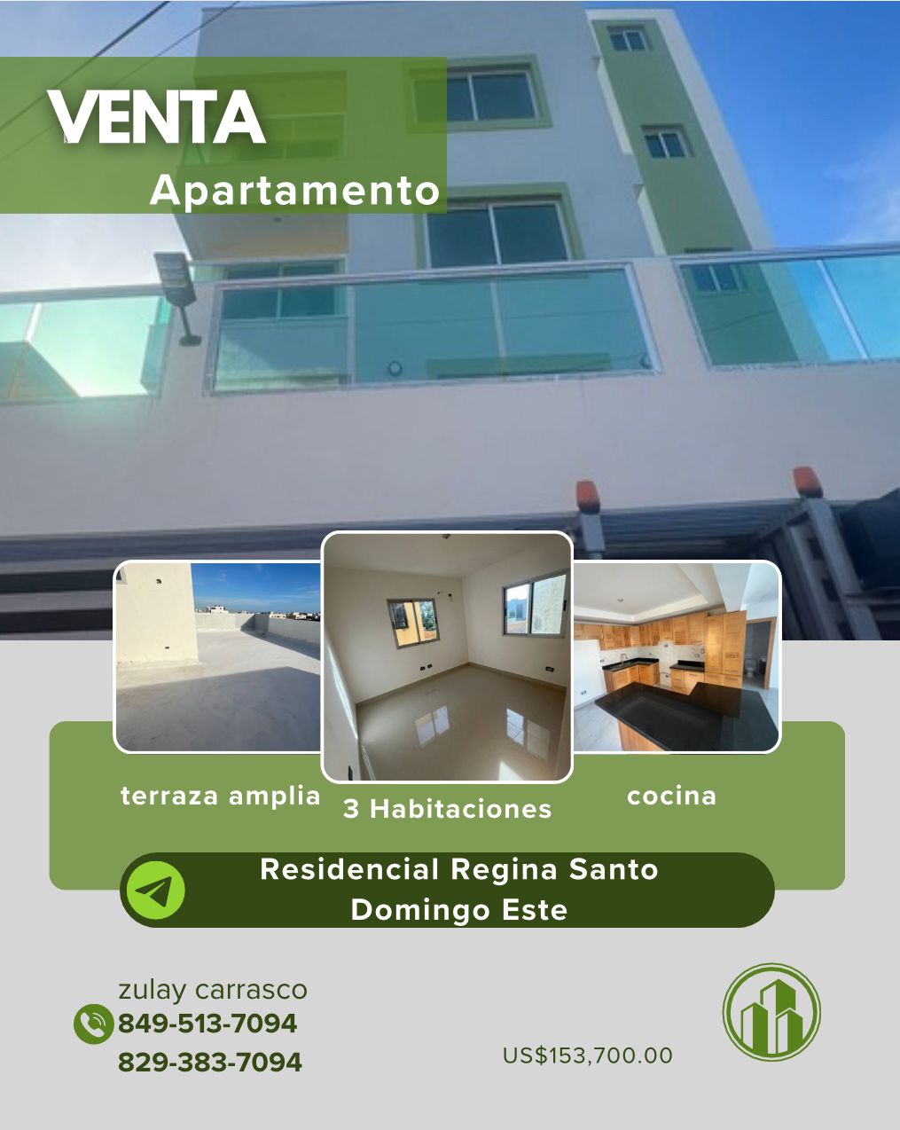 Apartamento en Venta – Residencial Regina Santo Domingo Este próximo a Foto 7294441-1.jpg