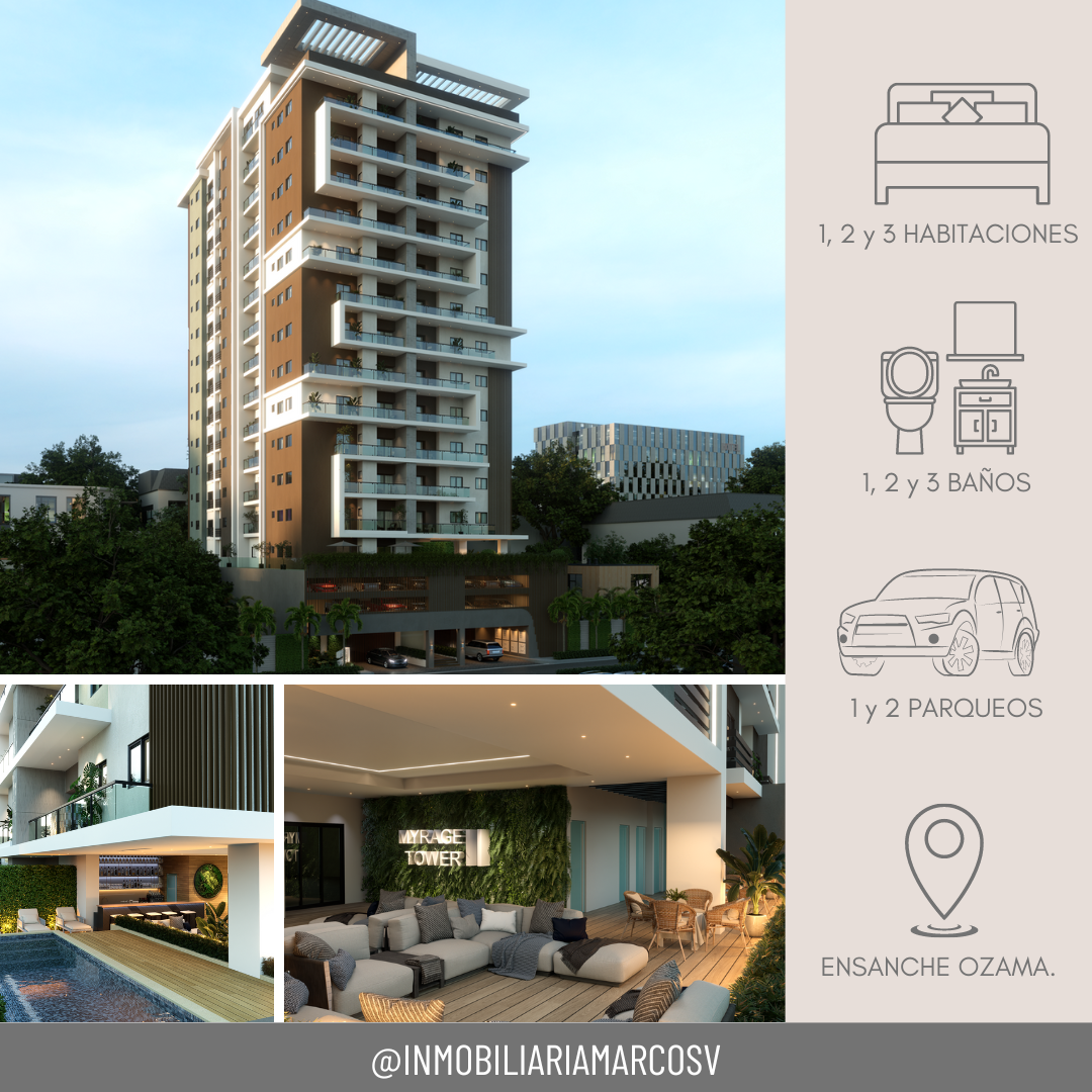 Vendo apartamento MYRAGE TOWER II en Santo domingo este Foto 7294518-1.jpg