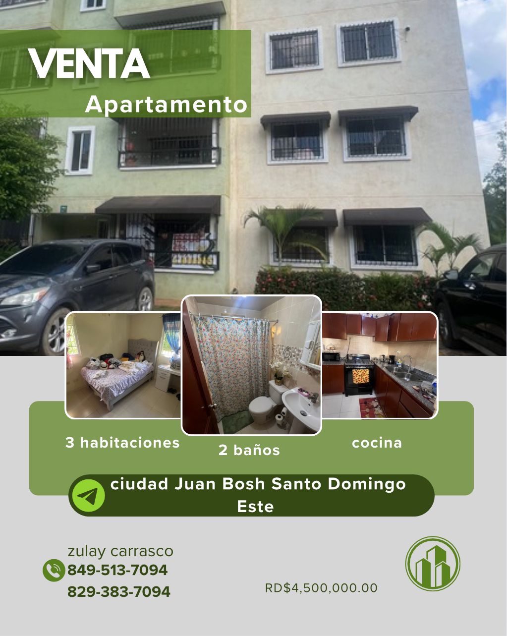 VENTA DE APARTAMENTO – CIUDAD JUAN BOSCH SANTO DOMINGO ESTE Foto 7294786-1.jpg