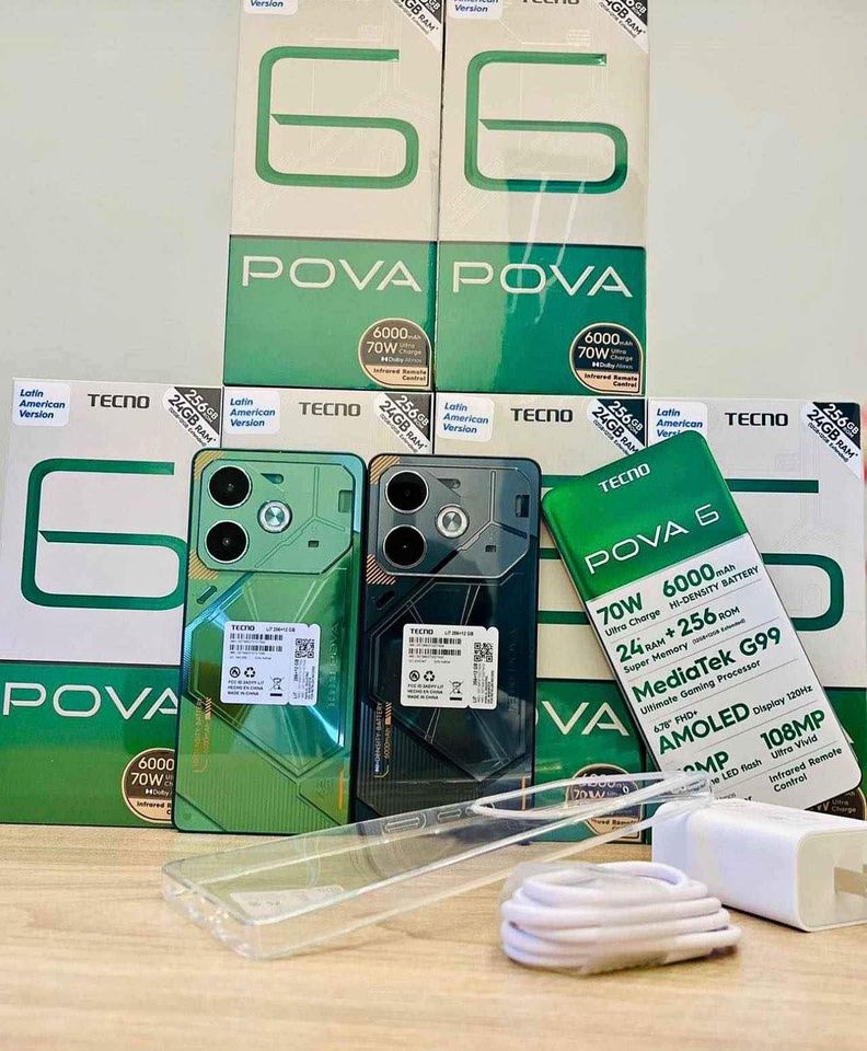 TECNO POVA 6 256GB 16RAM NUEVO EDICIÓN LIMITADA en Samaná Foto 7295178-3.jpg