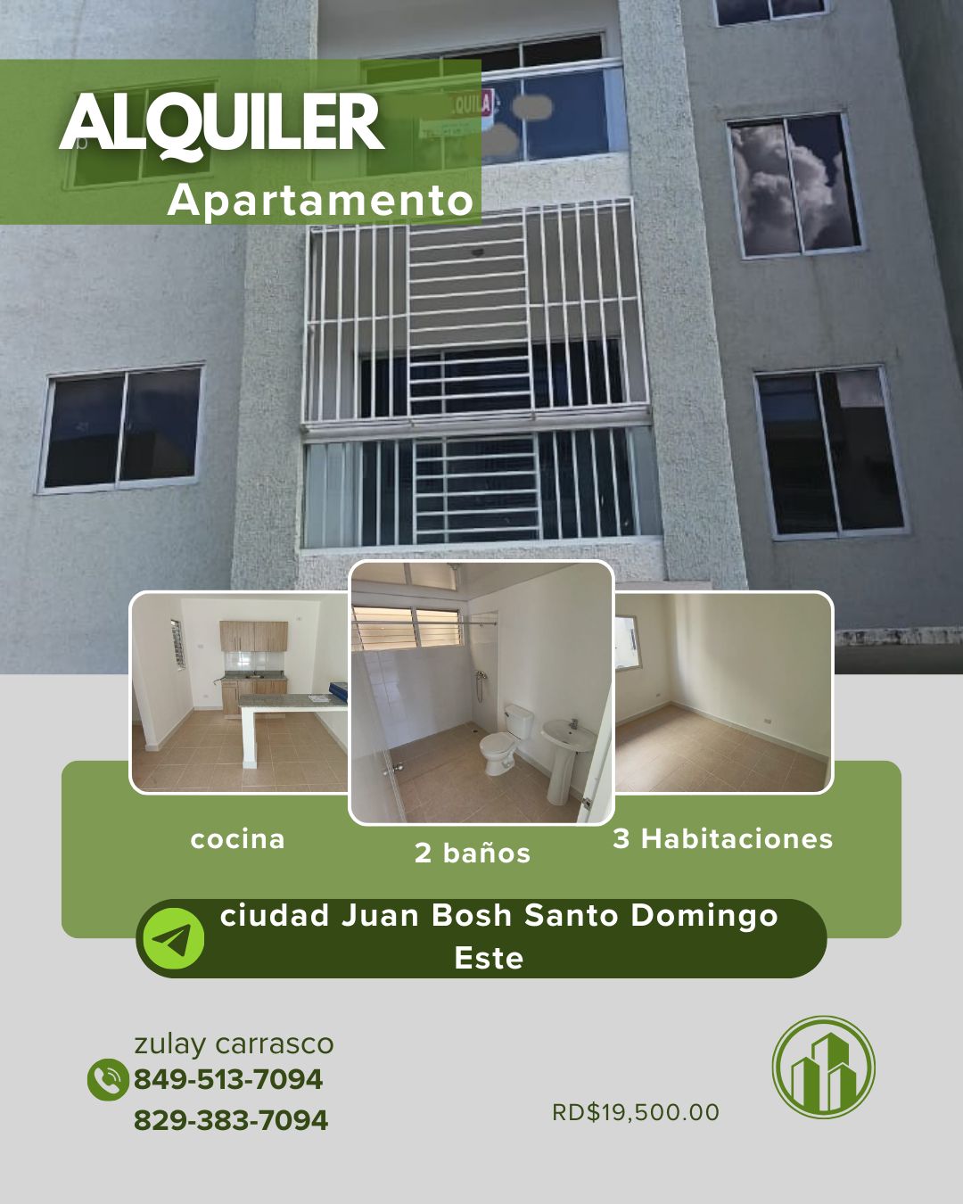 Apartamento en Alquiler – Ciudad Juan Bosch Santo Domingo Este Foto 7295724-1.jpg