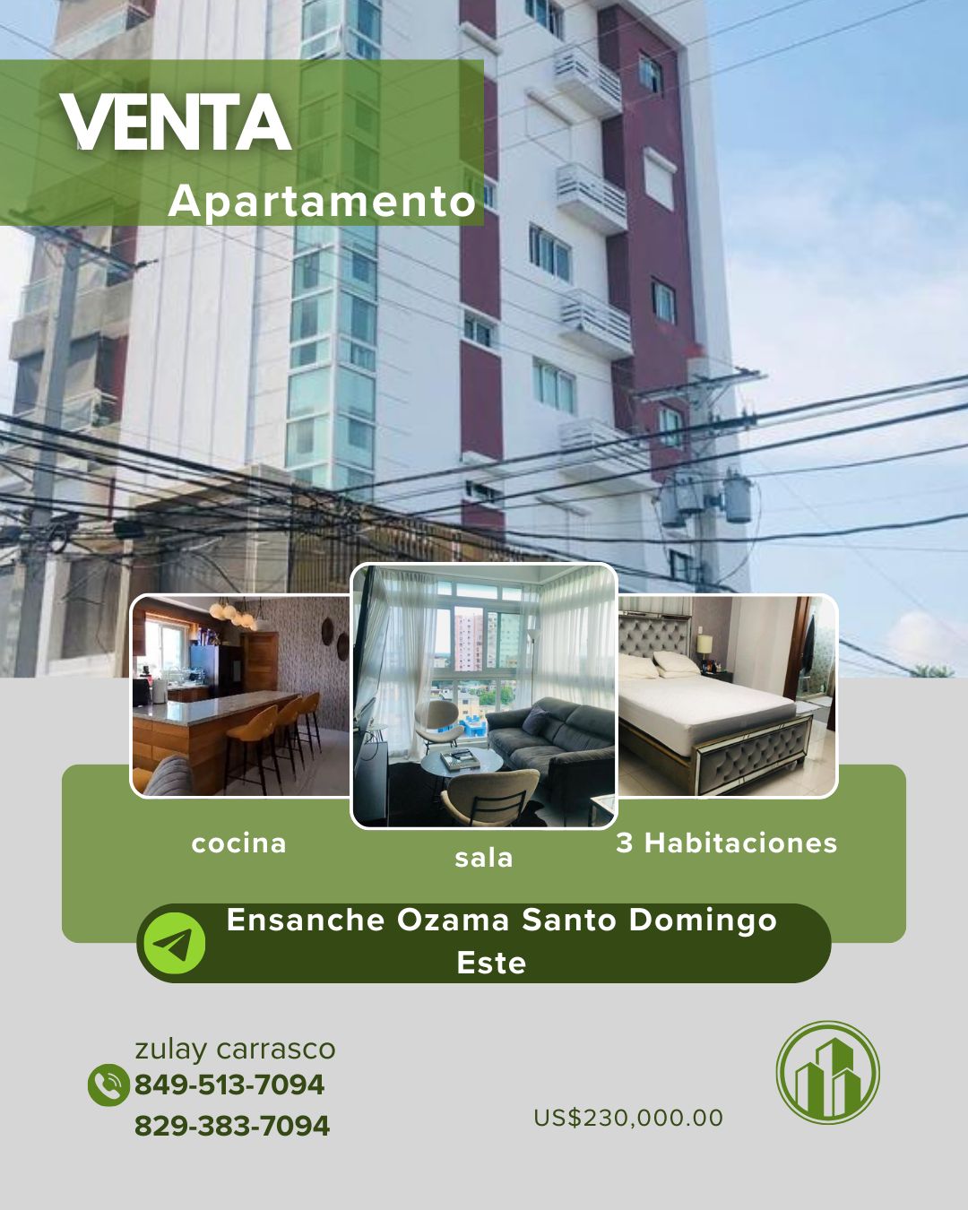 Apartamento en Torre –Ensanche Ozama Santo Domingo Este  Foto 7295729-1.jpg