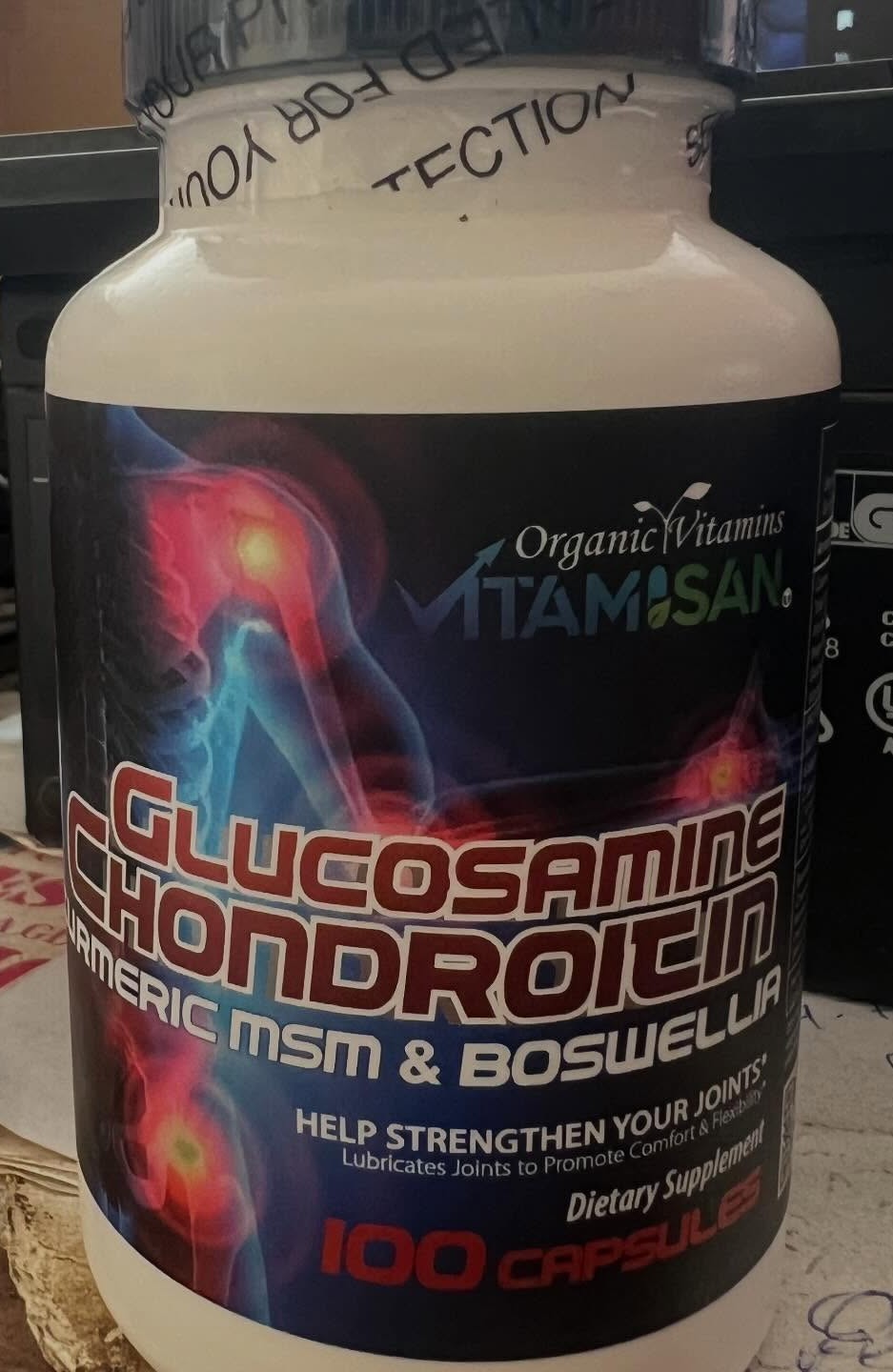Glucosamina suplemento dietético de Glucosamina Condroitina con MSM y  Foto 7300085-1.jpg
