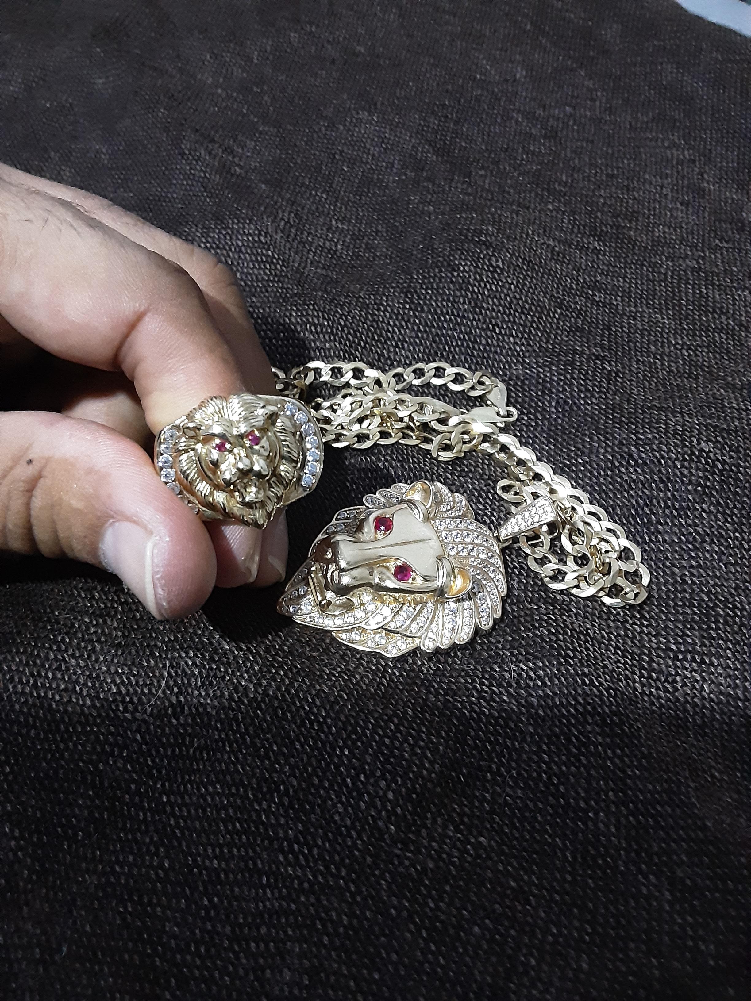 Juego de Cadena medalla guillo y anillo 14k Foto 7301728-3.jpg