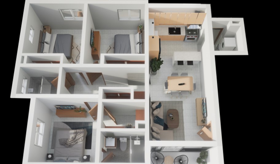 ???? VENTA DE APARTAMENTOS EN LOS RIELES DE GURABO – SANTIAGO Foto 7302268-5.jpg