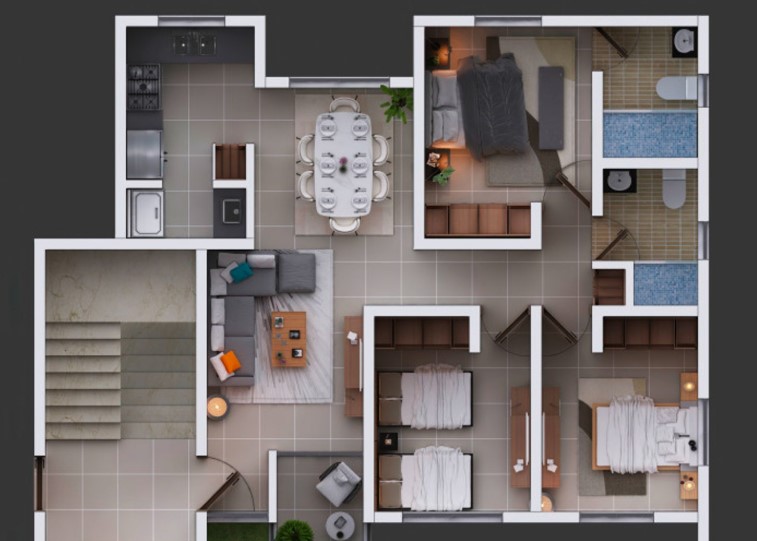 ???? Apartamentos en Venta – Gurabo Santiago Foto 7302270-5.jpg