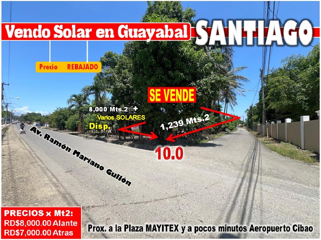 Vendo Solar 1239 Mts.2en Guayabal SANTIAGO AV. RAMON MARIANO GRULLON P Foto 7303054-1.jpg