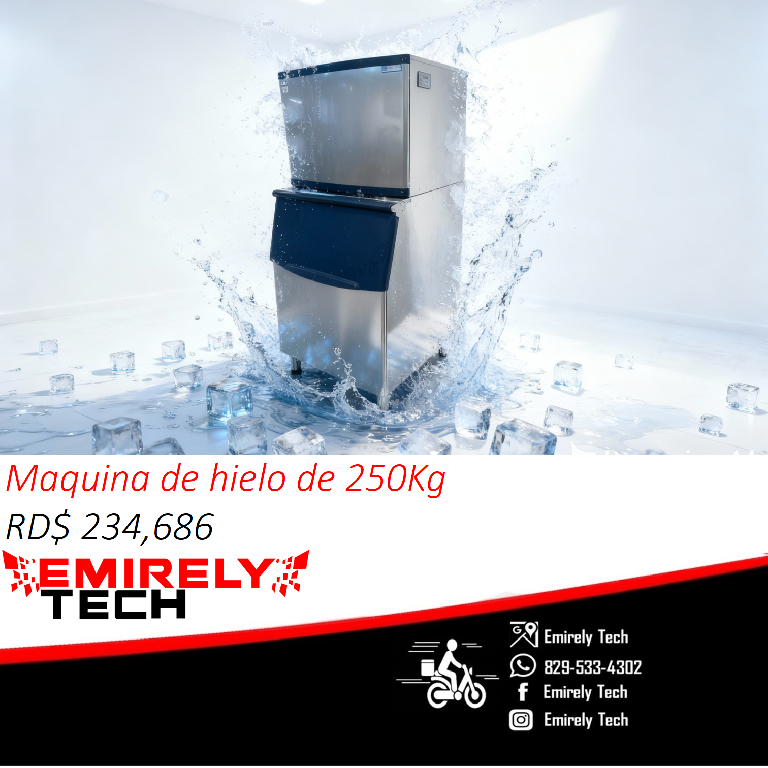 Dispensadora generadora de hielo de 250Kg al dia Foto 7303496-1.jpg