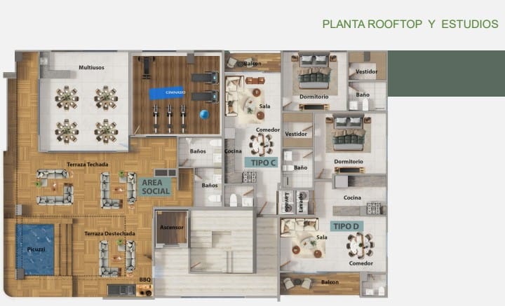 Apartamento en Venta en Mirador Norte Santo Domingo Foto 7303555-2.jpg