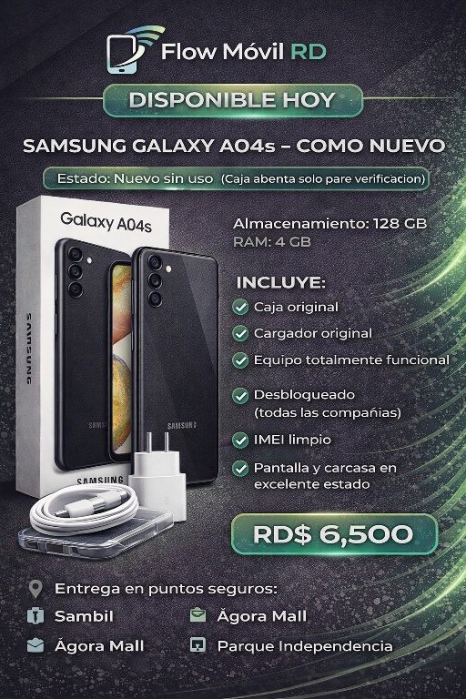 ???? Samsung Galaxy A04s  128GB almacenamiento  Desbloqueado todas l Foto 7303989-1.jpg