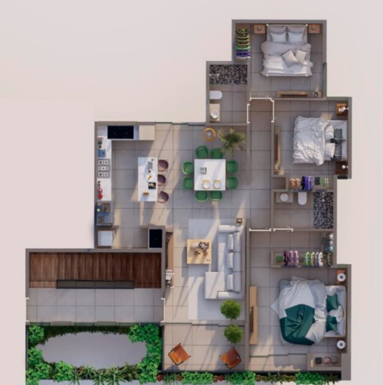 ???? APARTAMENTOS EN VENTA – LOS ÁLAMOS SANTIAGO Foto 7304109-4.jpg