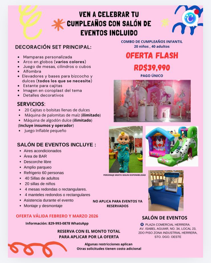 ven a celebrar tu cumpleanos con salon de eventos incluido Foto 7304125-1.jpg