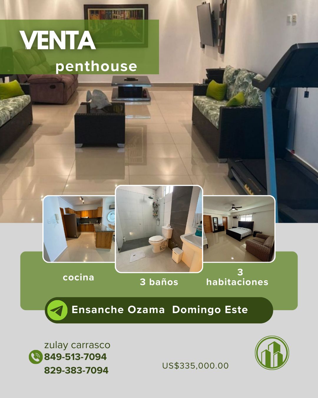 Penthouse en Venta – Ensanche Ozama Santo Domingo Este Mantenimiento R Foto 7304161-1.jpg