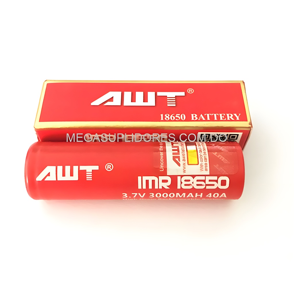  Batería Recargable 18650 AWT 40A Alto Drenaje  Pila  Foto 7304474-1.jpg
