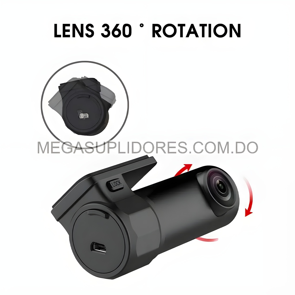  Cámara de Vehículos Dash Cam WiFi 1080P HD con Visión Nocturna  Foto 7304511-5.jpg
