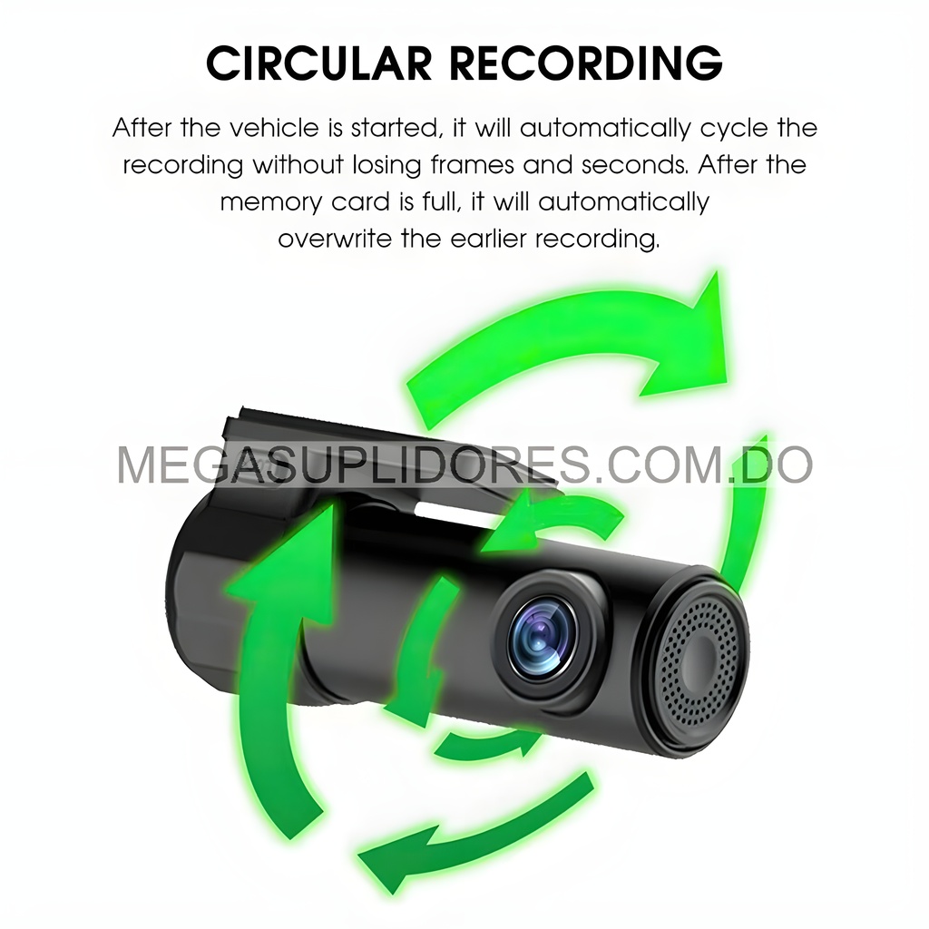  Cámara de Vehículos Dash Cam WiFi 1080P HD con Visión Nocturna  Foto 7304511-6.jpg