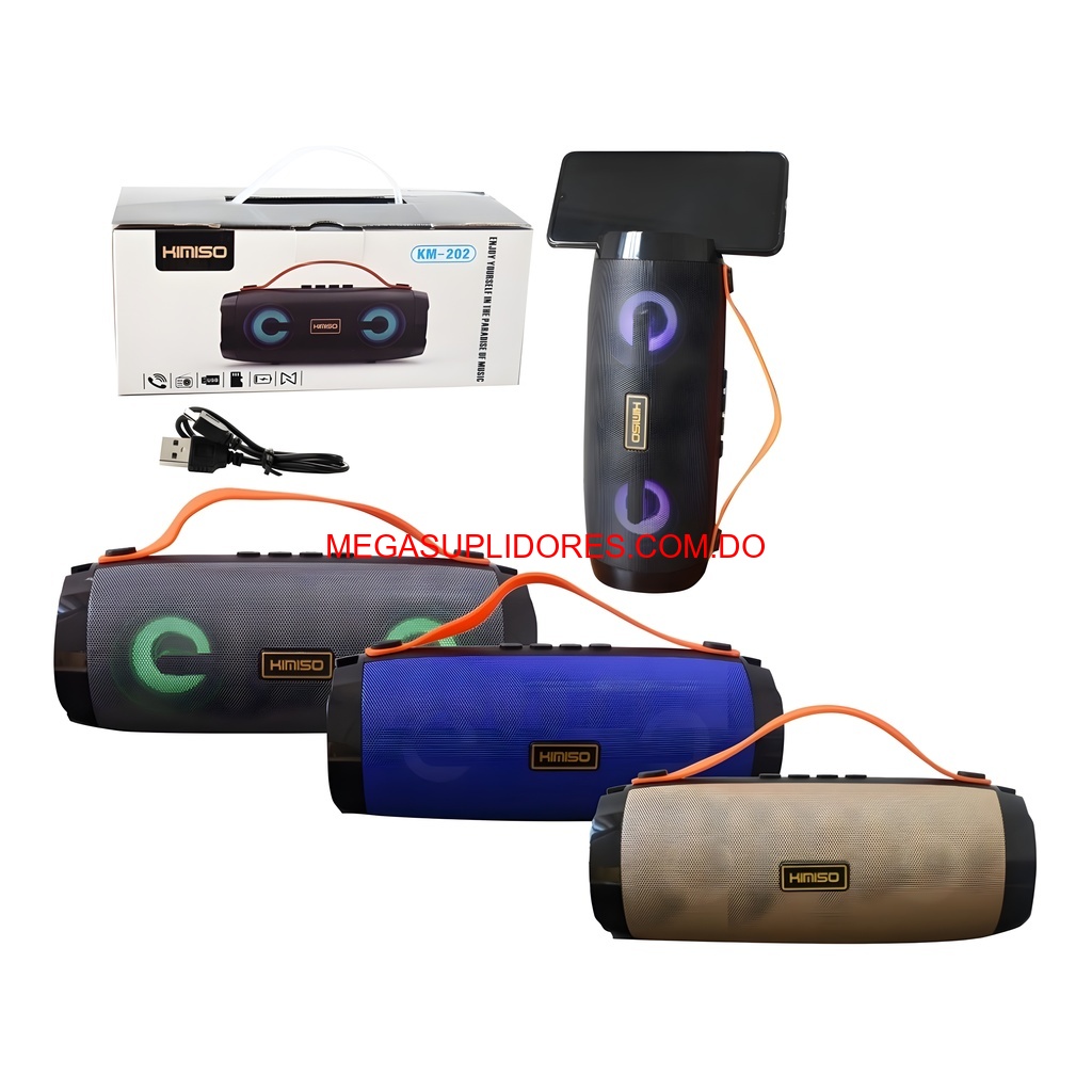  Bocina Bluetooth Kimiso KM-202 – Sonido Potente y Portátil Foto 7304536-2.jpg