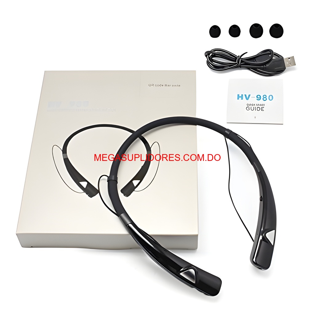  Audífonos Bluetooth Neckband – Inalámbricos Resistentes al Sudor par Foto 7304541-1.jpg
