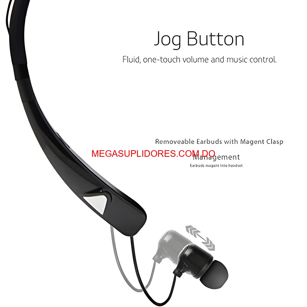  Audífonos Bluetooth Neckband – Inalámbricos Resistentes al Sudor par Foto 7304541-4.jpg