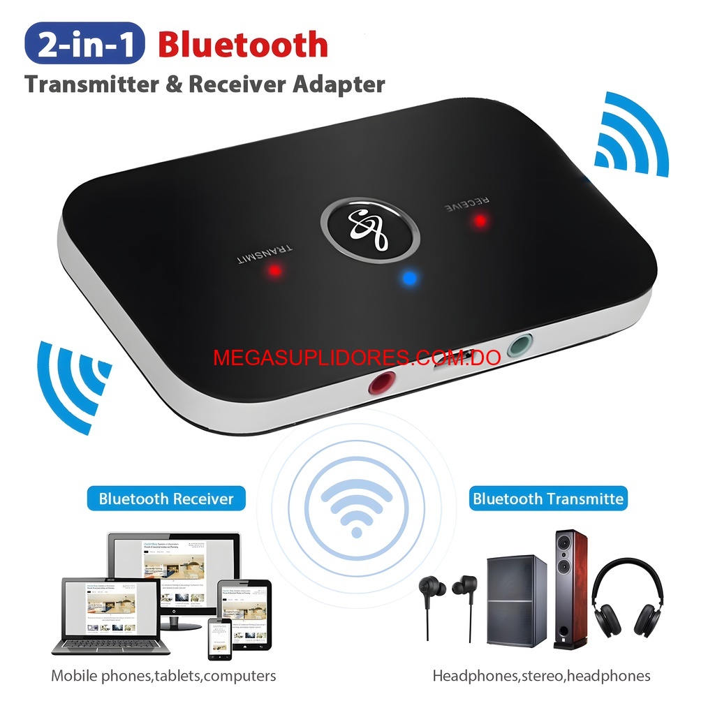  Transmisor y Receptor Bluetooth 2 en 1 – Adaptador para TV y Sonido Foto 7304597-1.jpg