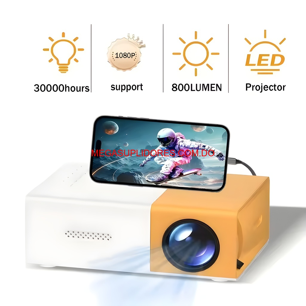  Mini Proyector LED Portátil USB HDMI y AV – Ideal para Cine en Casa Foto 7304600-1.jpg