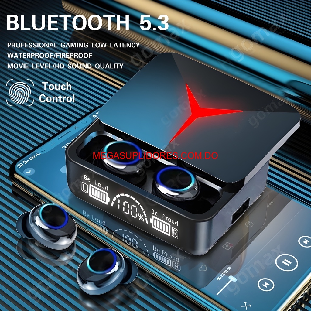Audífonos Bluetooth – Touch Caja de Carga Pantalla Sonido Potente Foto 7304616-2.jpg