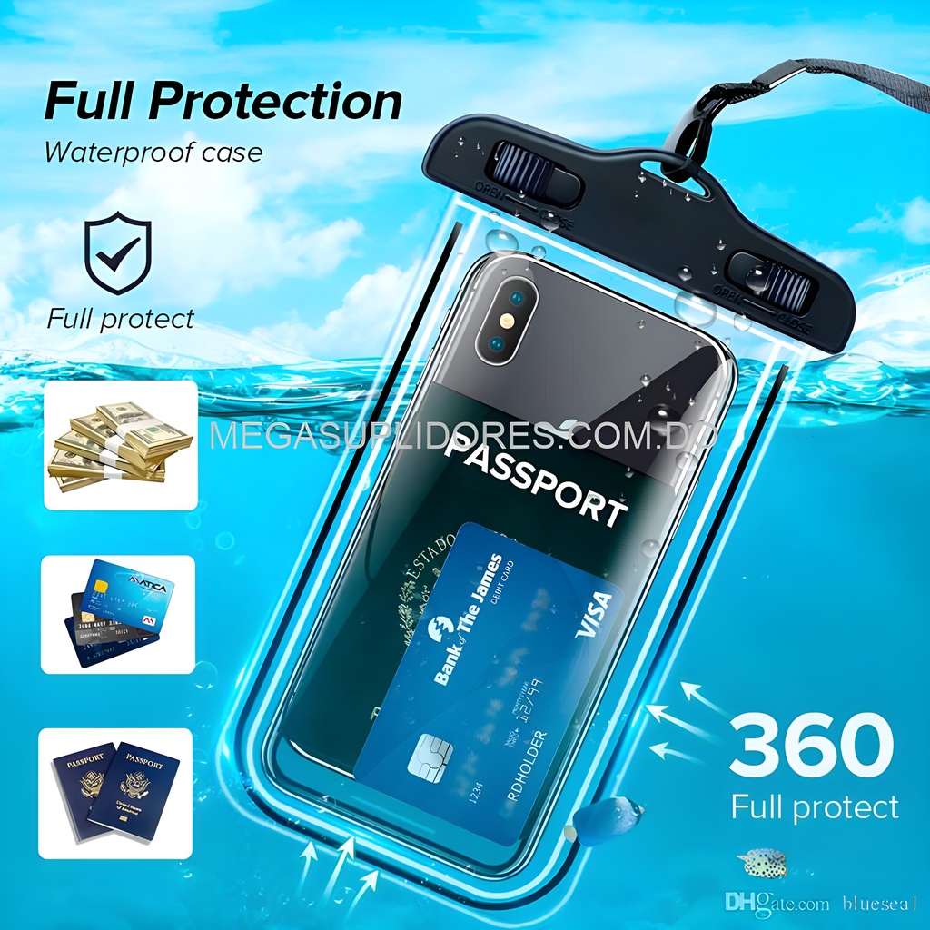  Forro para Celular  Bolsa Estuche  Cover Sumergible Aprueba Agua Foto 7304662-7.jpg