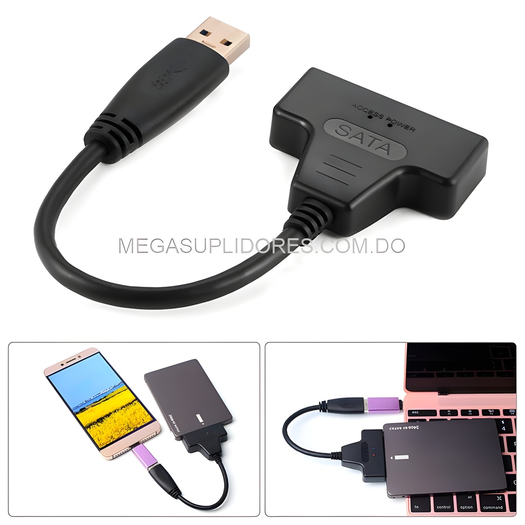  Adaptador USB 3.0 a SATA para Disco Duro 2.5 y SSD  Foto 7304666-1.jpg