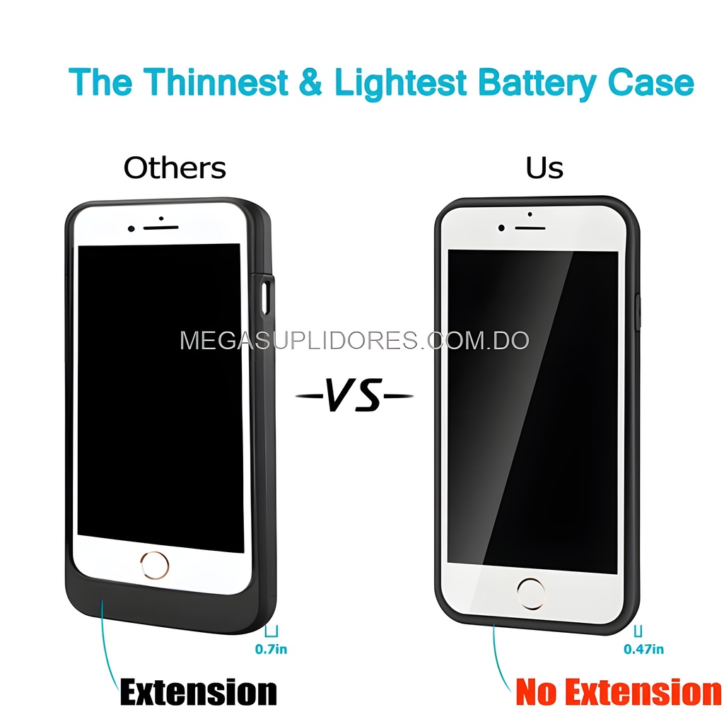  Cover Batería Externa para iPhone 6 / 6s / 7 / 8 Cargador Portátil Foto 7304673-2.jpg