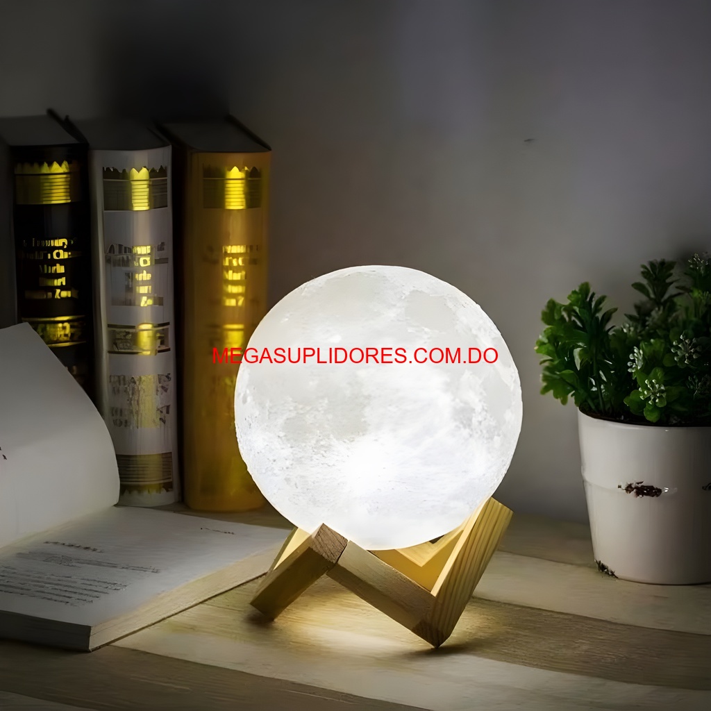  Lámpara 3D Luna LED – Luz Nocturna Multicolor para Niños Foto 7304723-7.jpg