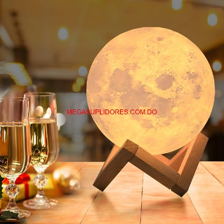  Lámpara 3D Luna LED – Luz Nocturna Multicolor para Niños Foto 7304732-1.jpg
