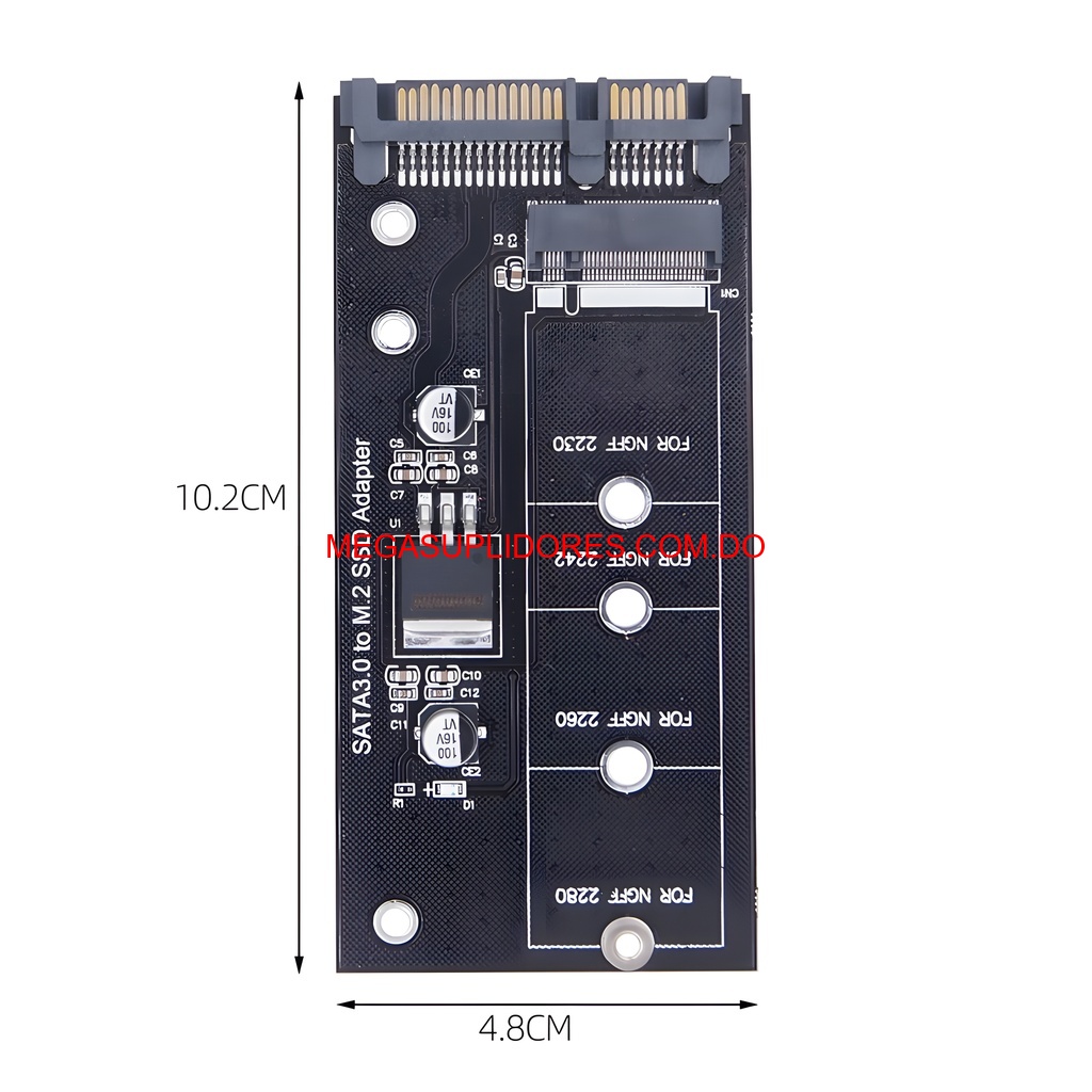  Adaptador Dsico SSD M.2 NGFF SATA a SATA 3 – 2230/2242/2260/2280 Foto 7304756-6.jpg