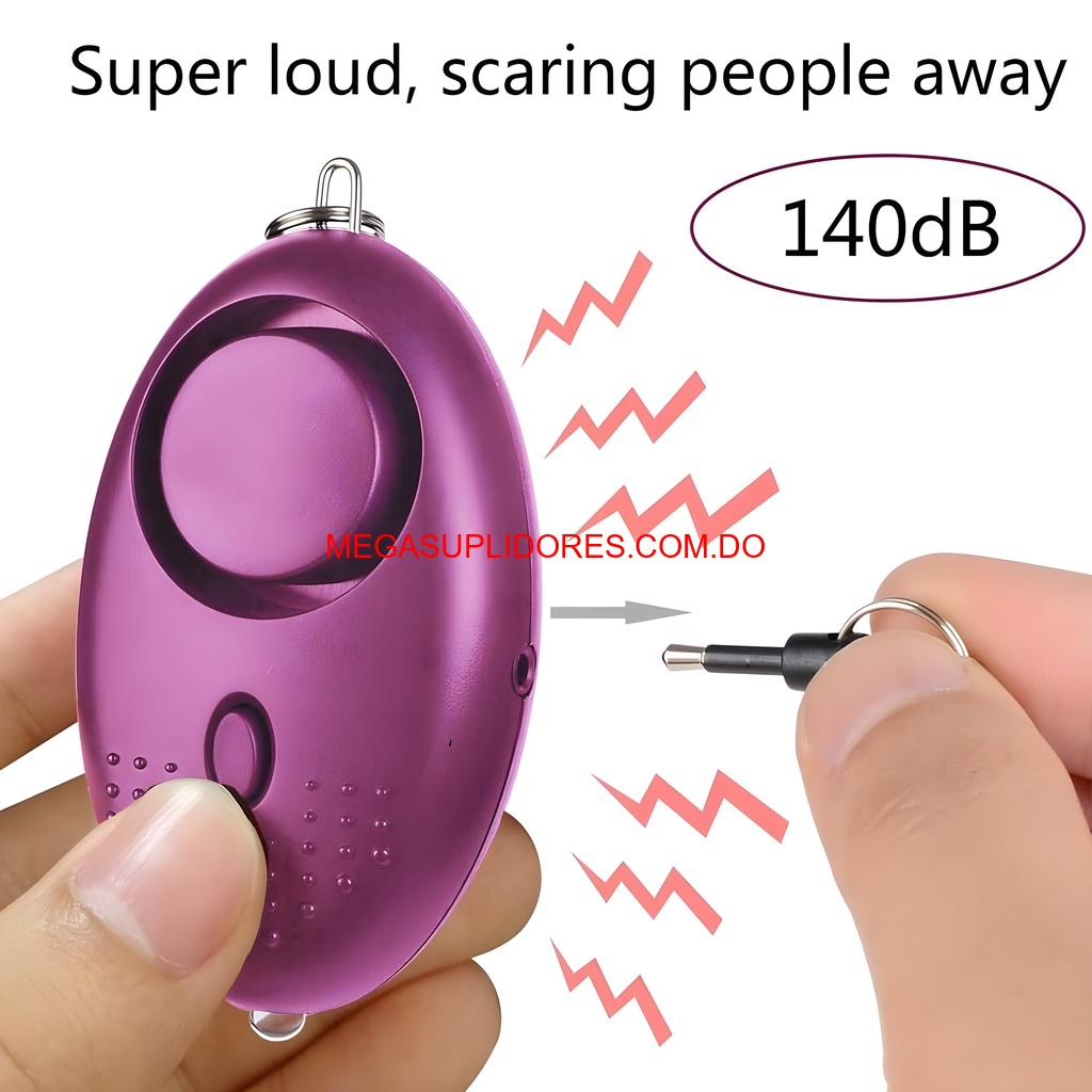  Llavero Alarma Personal de Seguridad 140dB con Luz Estroboscópica Foto 7304768-1.jpg