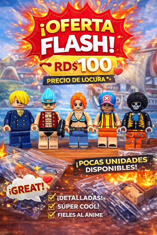FIGURAS TIPO LEGO DE ONE PIECE  Foto 7304815-1.jpg