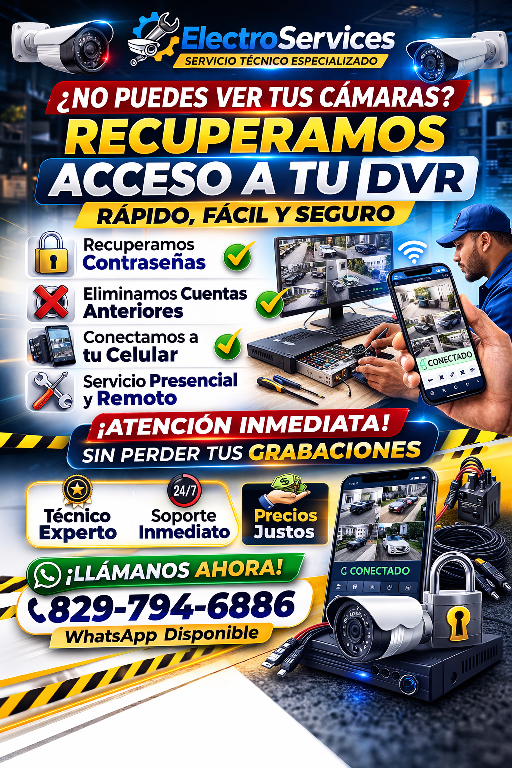 ???? NO PUEDES VER TUS CÁMARAS? ???? Perdiste la contraseña de tu DVR? Foto 7305752-1.jpg
