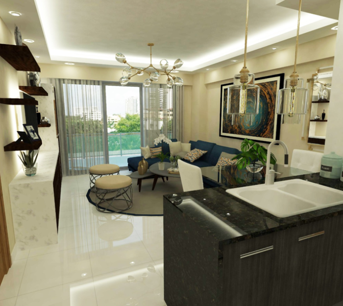 Venta de moderno apartamento en Gazcue Foto 7306508-13.jpg