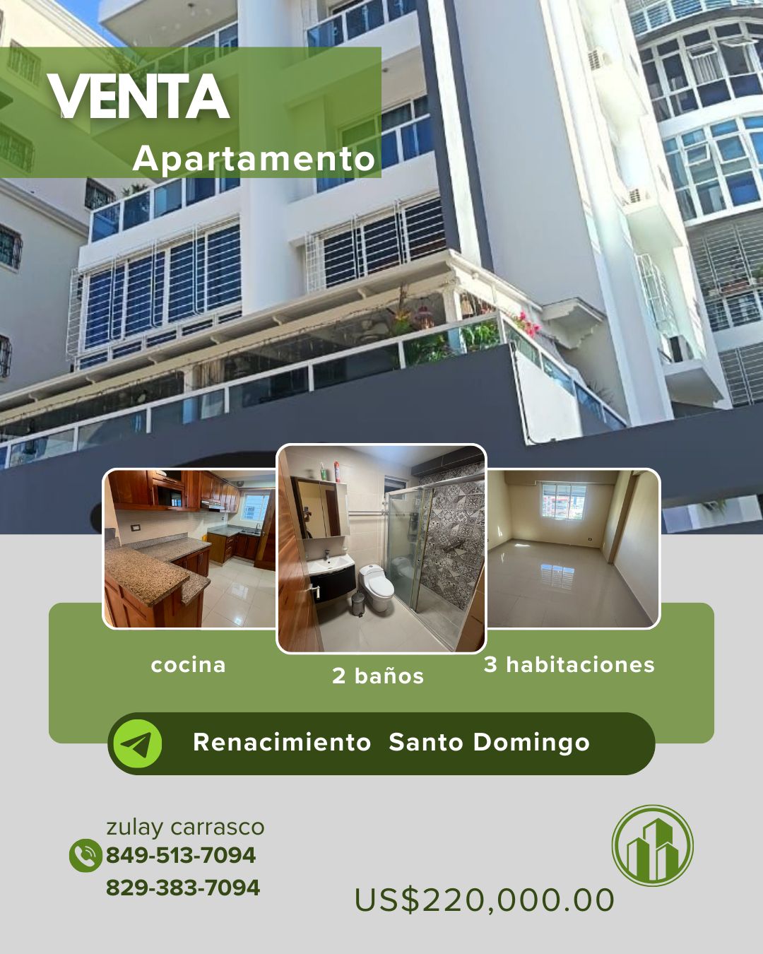 Apartamento en Venta – Urb. Renacimiento República Dominicana Precio U Foto 7307421-1.jpg