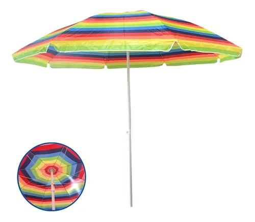 sombilla de playa multi color  Foto 7307434-1.jpg