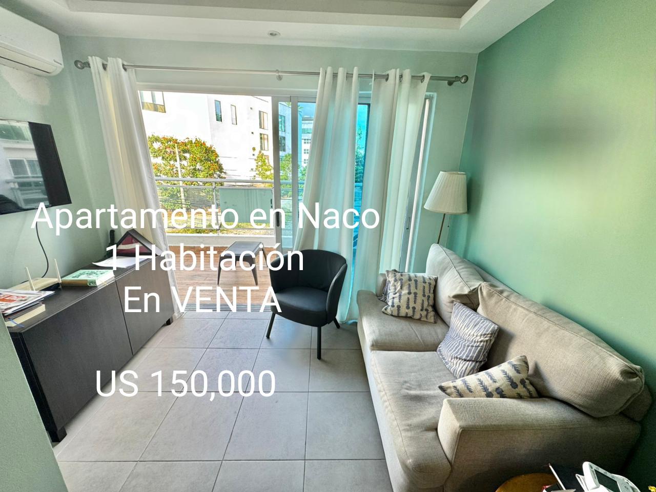 En Naco Apartamento en Venta de una 1 Habitación  Foto 7308118-1.jpg