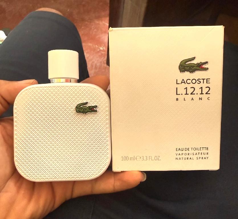 Perfume Lacoste L.12.12 Blanc de 100ml aroma limpio fresco Y elegante Foto 7308277-1.jpg