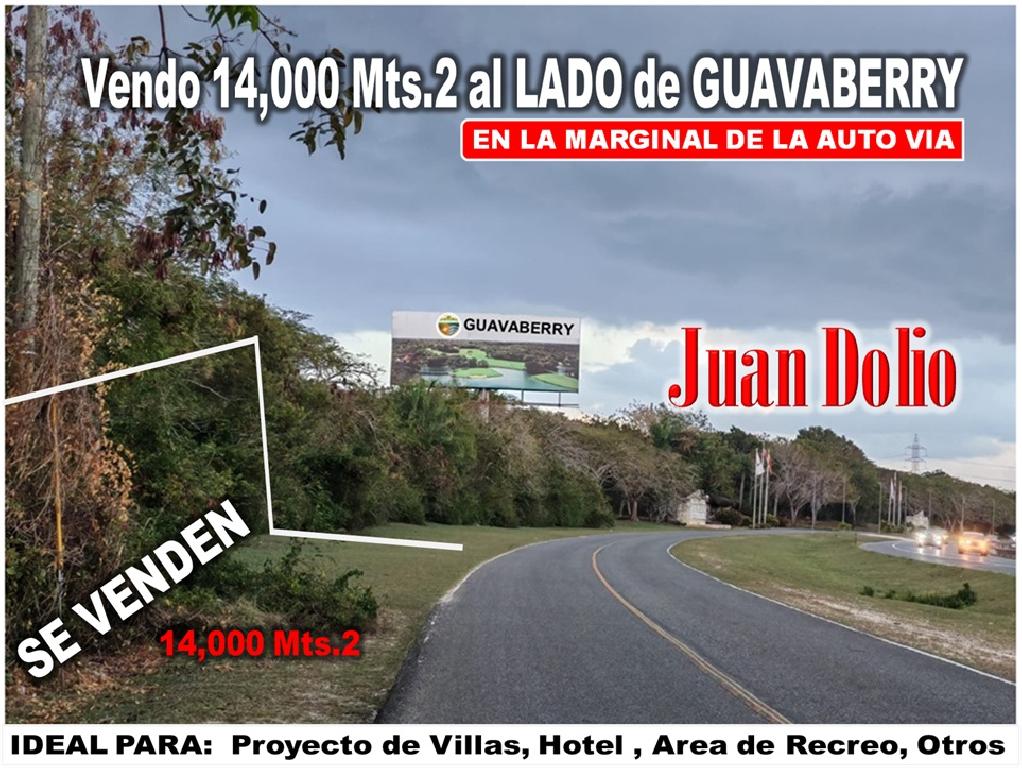 Vendo 14000 Mts.2 de Terreno JUSTO AL LADO de GUAVABERRY en Juan Dolio Foto 7308445-1.jpg