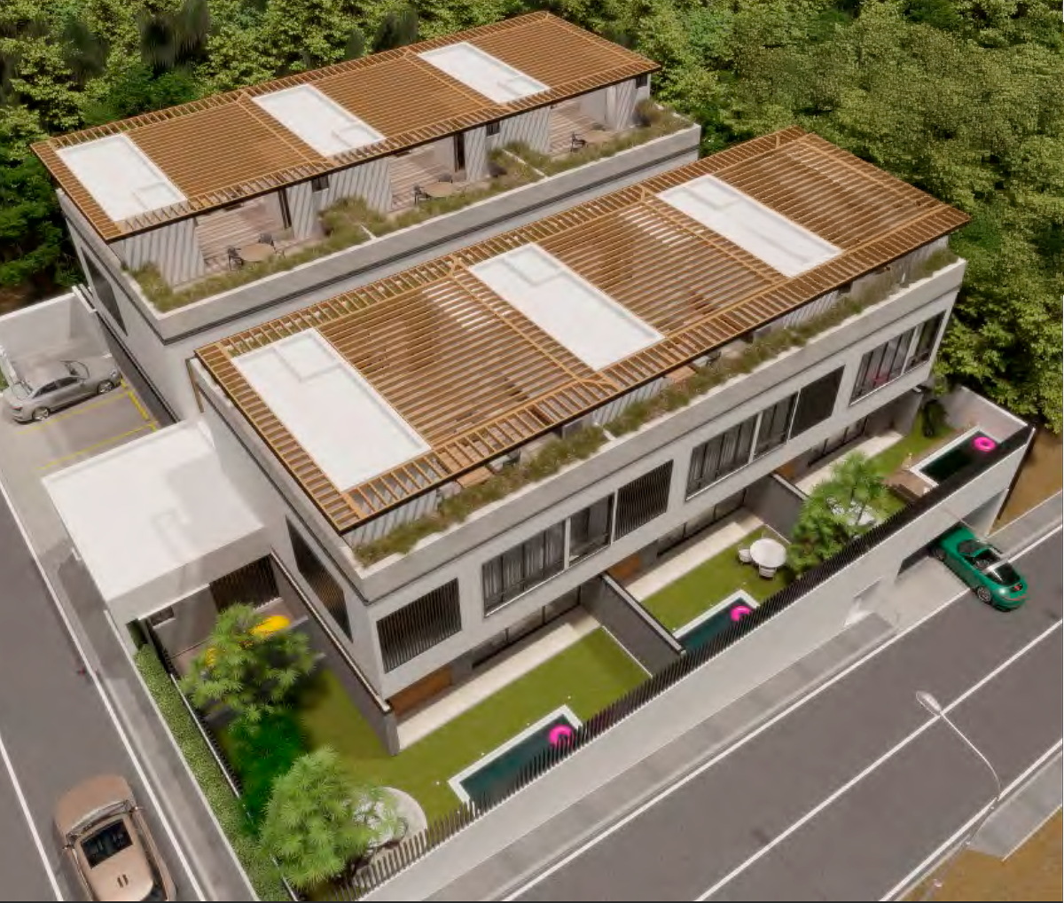 Proyecto de  6 casas de tres niveles en Arroyo Hondo Viejo Foto 7309256-2.jpg