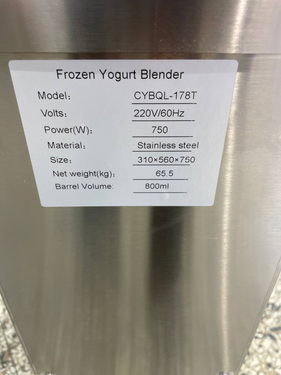 Maquina para hacer yogur helado tipo yogen helado de frutas Foto 7309576-5.jpg