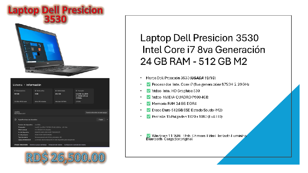 Dell Presicion 3530  Foto 7309743-1.jpg